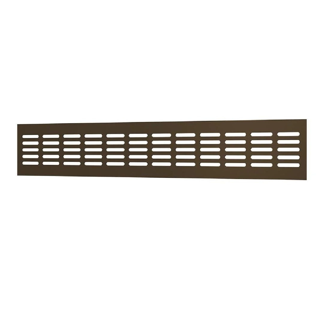 Vent Grille for Doors, Walls or Kitchen Cabinets 480x80 mm–Aluminium (Dark Bronz