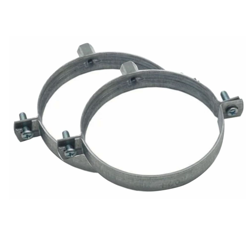 100mm Ventilation Air Ducting Pipe Clamps - 2 pieces set
