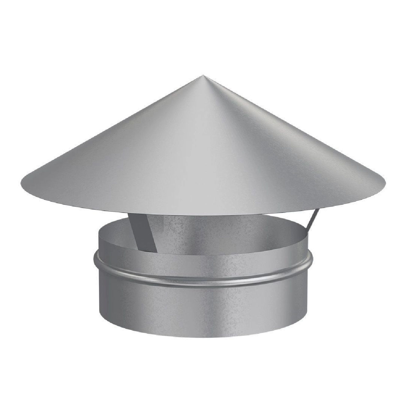 Roof Chimney Flue Pipe Cowl Cap 200mm