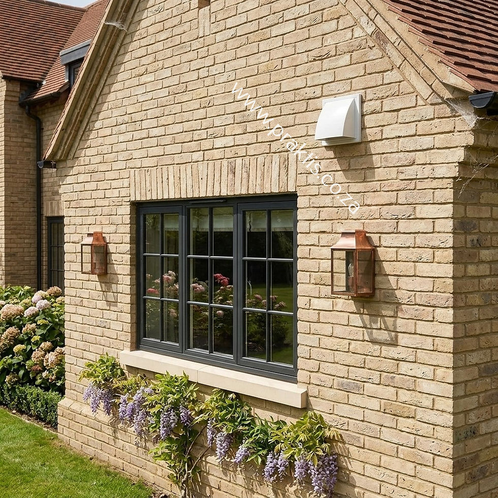 Thumbnail: Ventilation white external cowl grille 155mm weatherproof