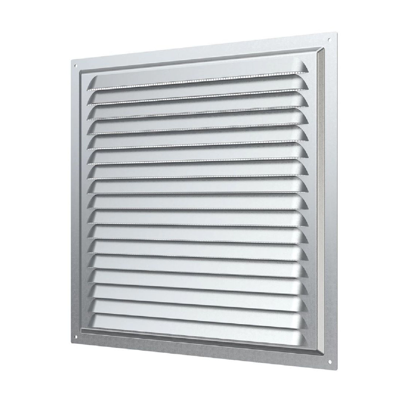Ventilation Wall Cover Grille 300 x 300mm, zinc coated - Silver