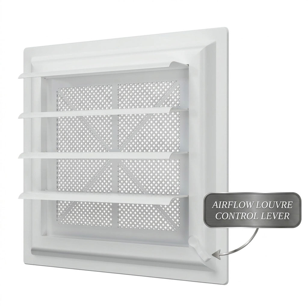 Airvent ventilation grille with adjustable blinds 350 × 400 mm