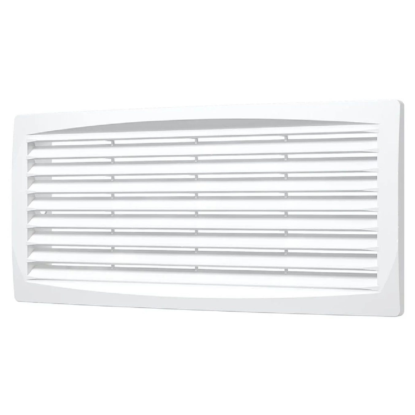 Ventilation wall, door cover grille 300 x 135mm - white