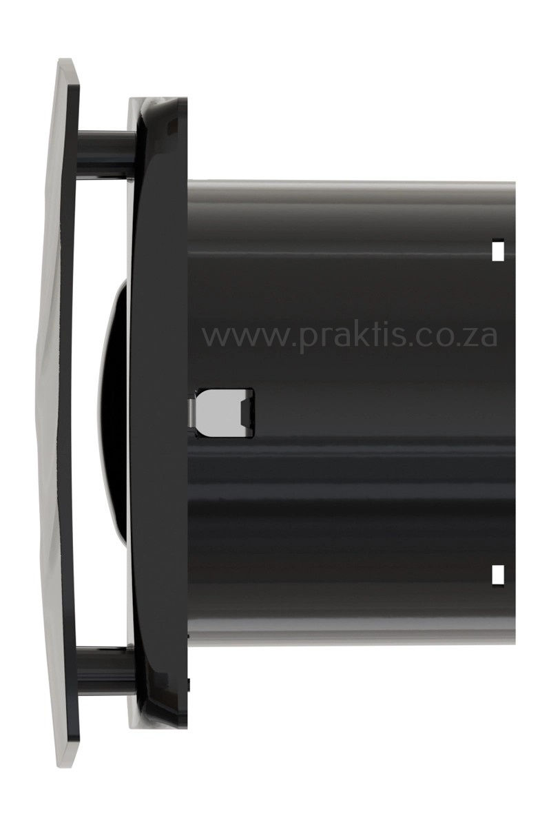 Thumbnail: Bathroom/Toilet Extractor Fan 120mm – Wave Design /Wave 120 Black Classic/