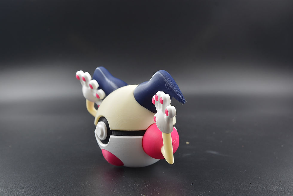Thumbnail: Mr. Mime‑themed Character Ball Collectible with pastel psychic colors and mime‑style patterning.