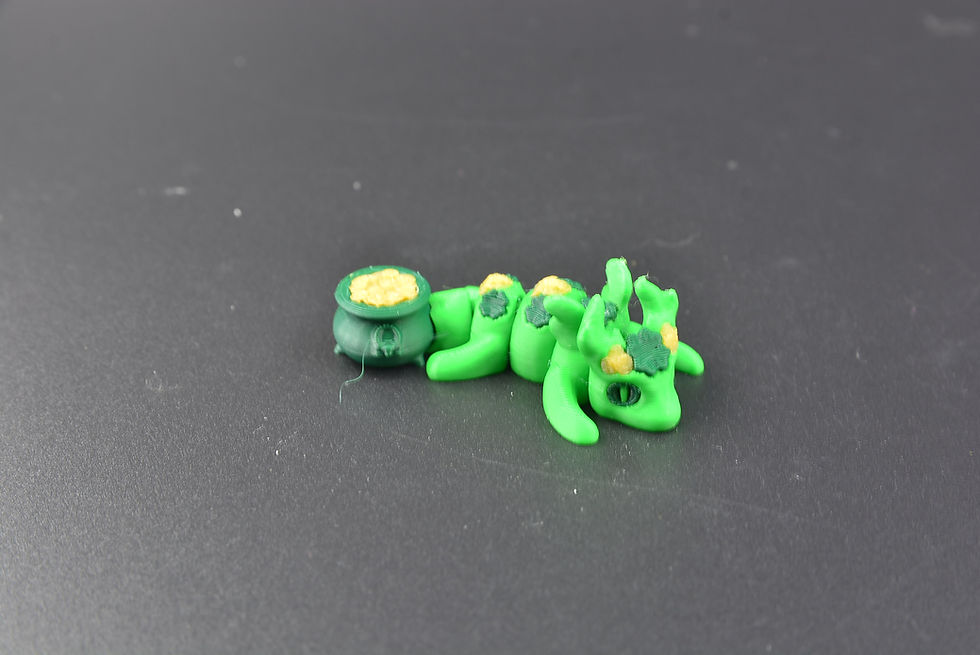 Mini Lucky Dragon Pot Tail 2.25 inch flexi