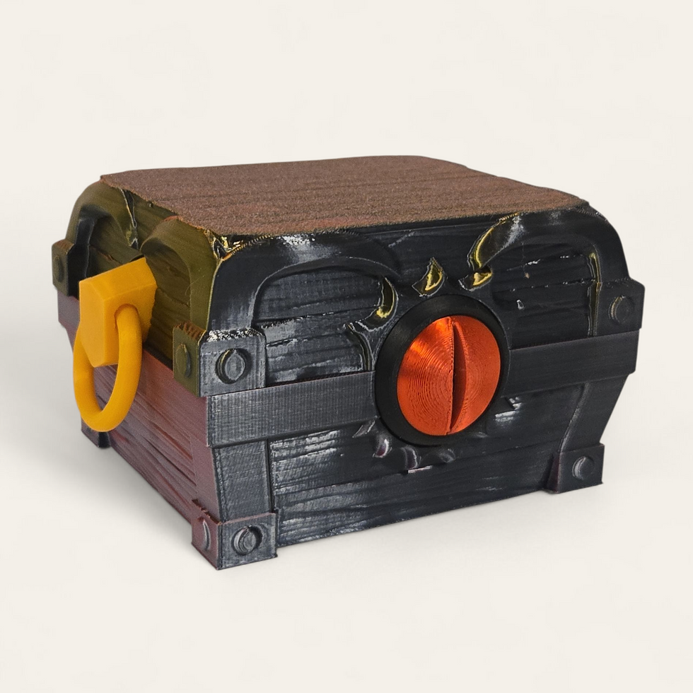 Thumbnail: Eyekeep Magnetic Card Chest  3D Printed Organizer for Trading & Game Cards