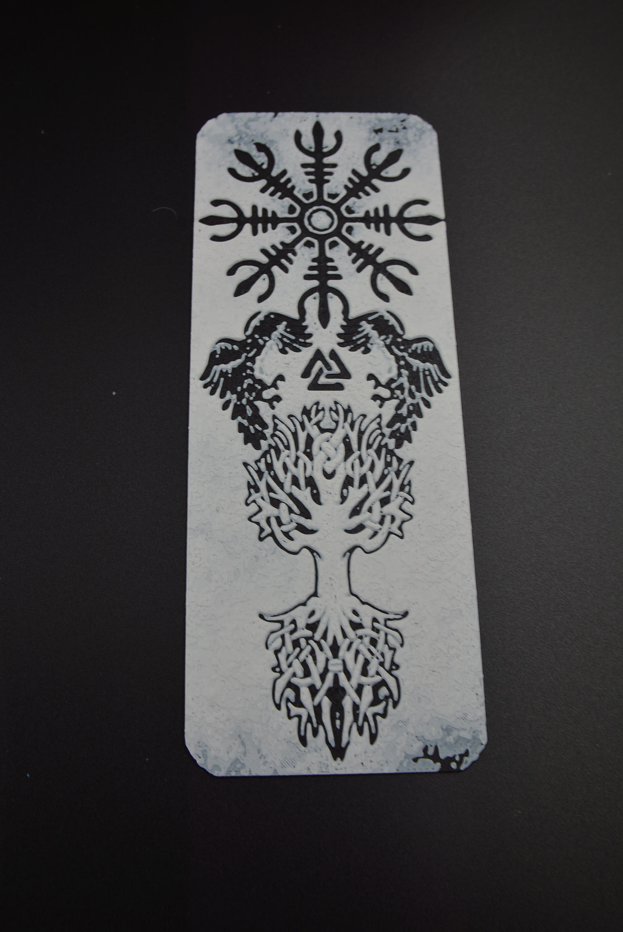 3D printed Viking symbol page marker