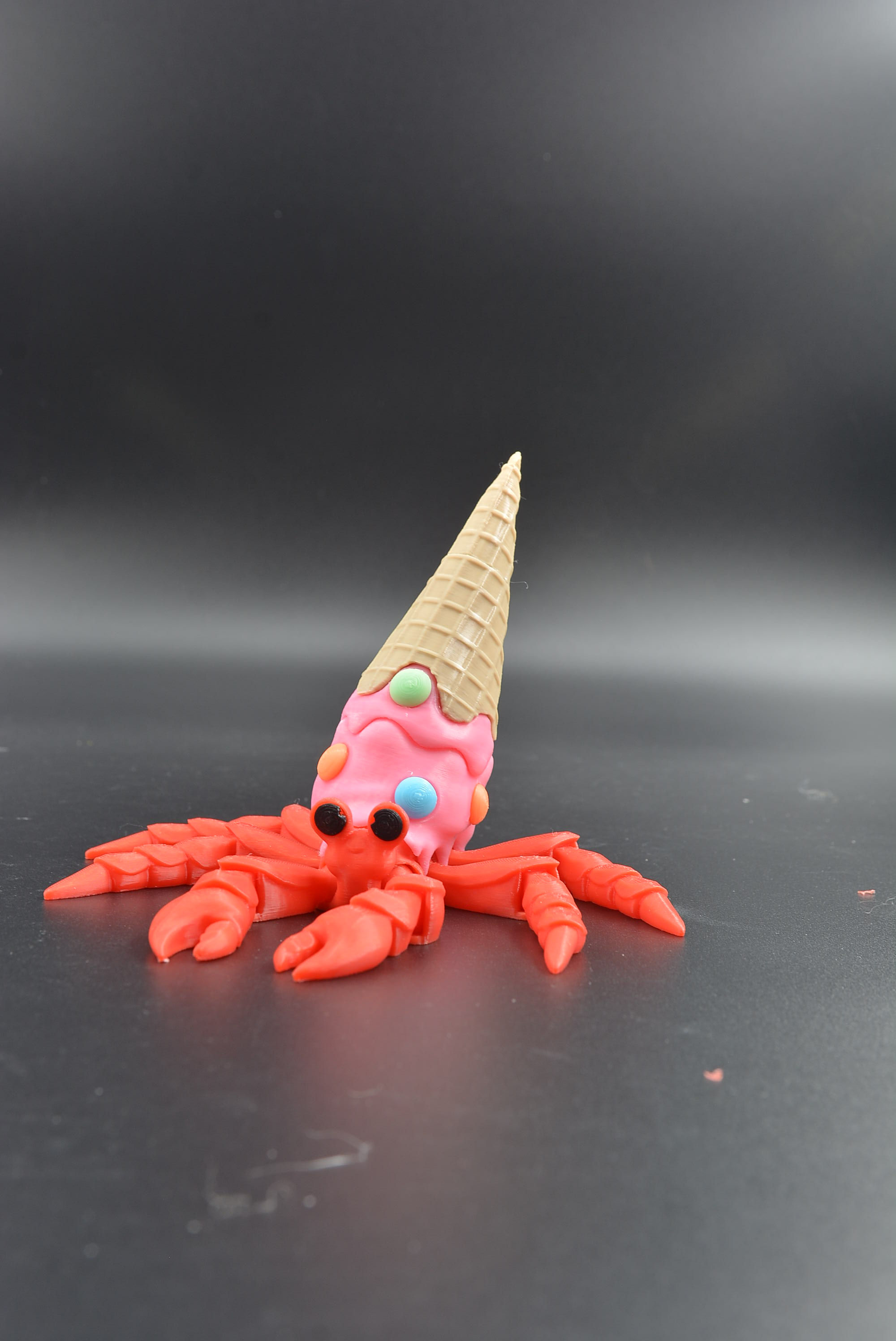 Hermit the IceCrab Flexi Ice Cream Cone