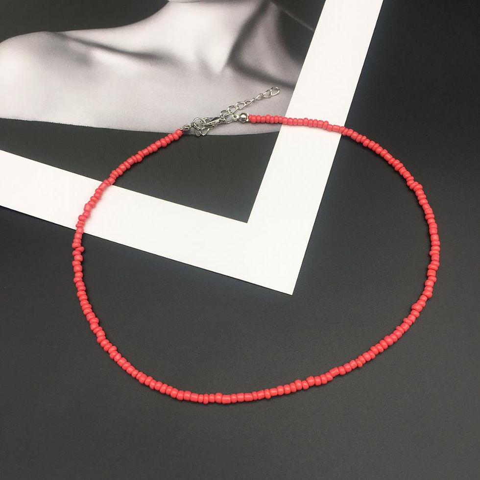 Miniatura: bead choker necklaces