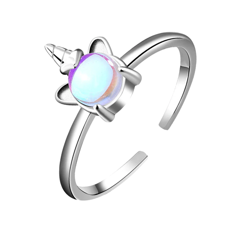 Thumbnail: Silver Color Adjustable different rings