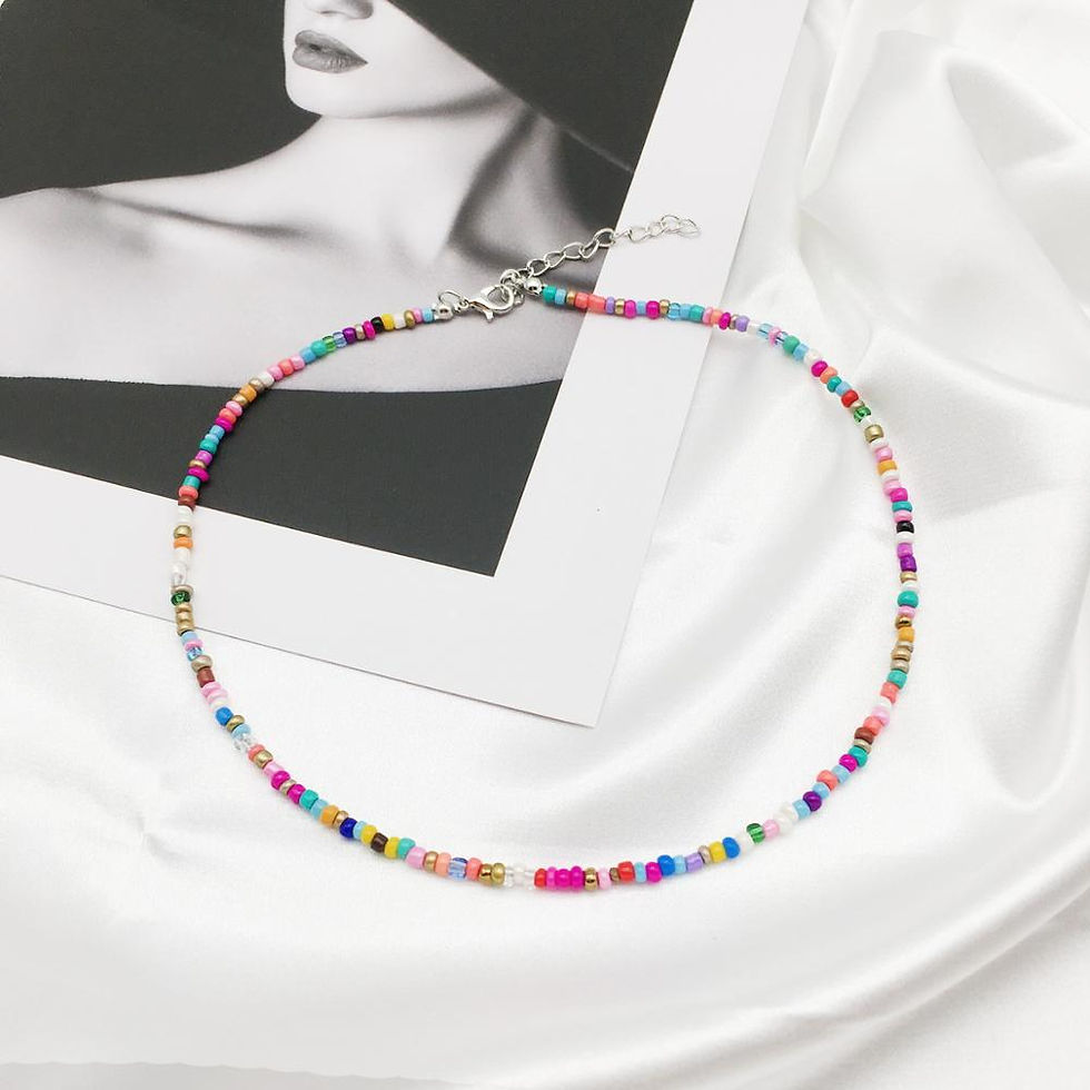 Thumbnail: bead choker necklaces
