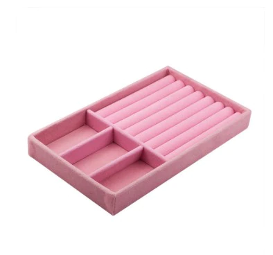 Thumbnail: Portable Travel Leather Universal Jewelry Organizer Display Case Boxes