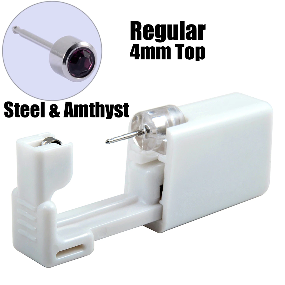 Thumbnail: NO PAIN Piercer Tool Machine Kit Sterile Ear Piercing Gun 1PC Disposable