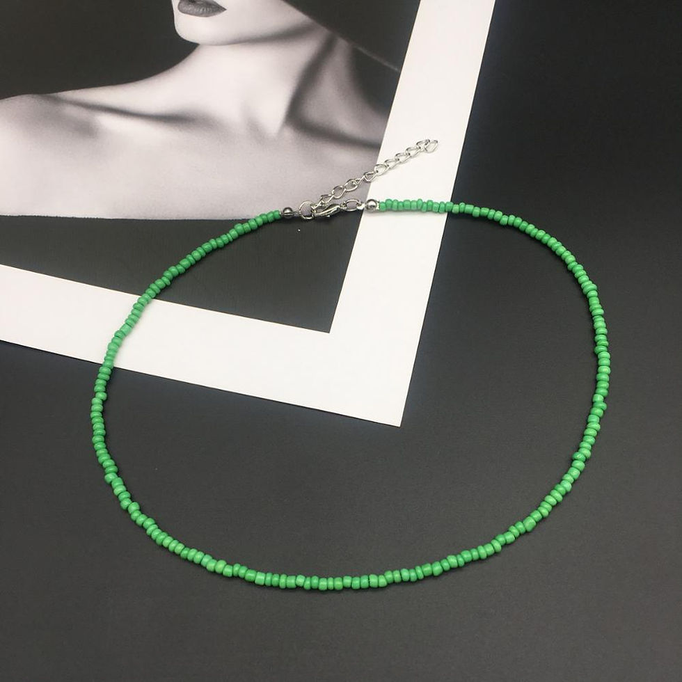 Miniatura: bead choker necklaces