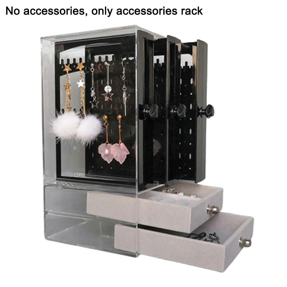 Thumbnail: Plastic Dust-proof Jewelry Storage Display Stand 