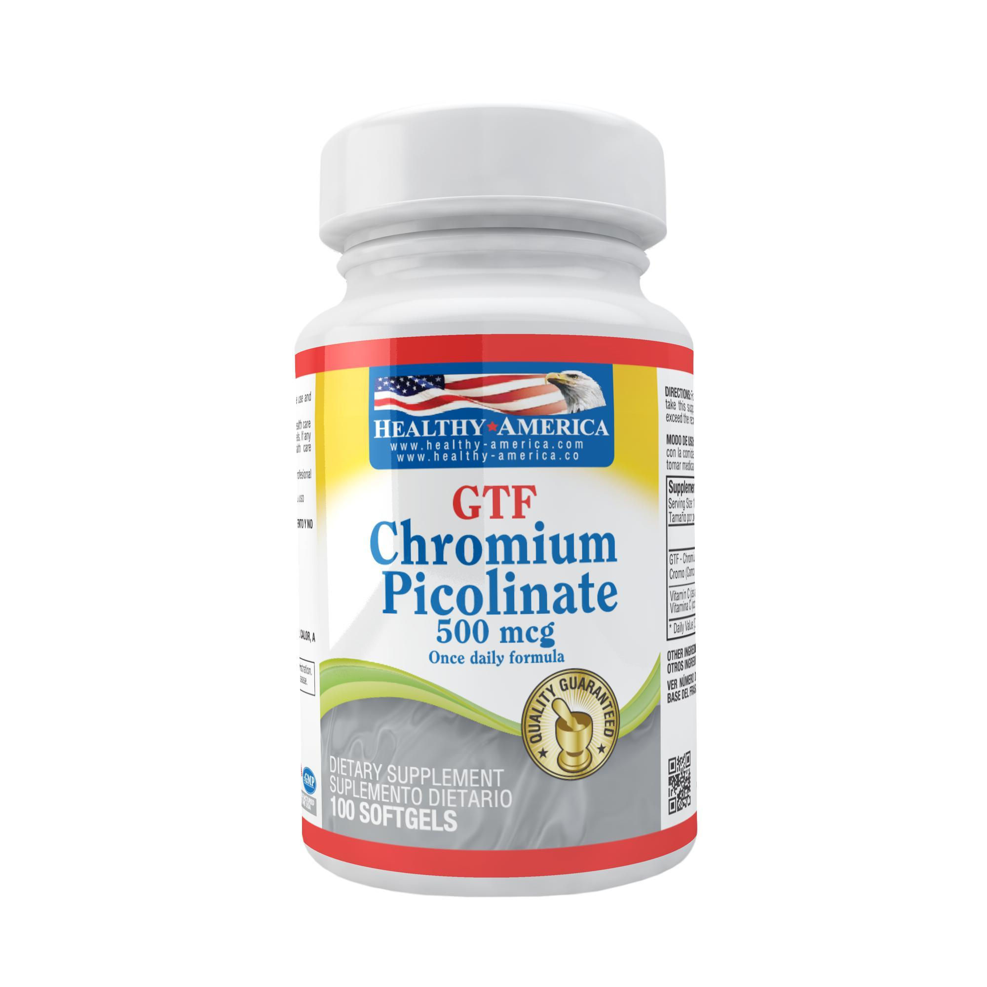 Gtf Chromium Picolinate 500 Mg H.A