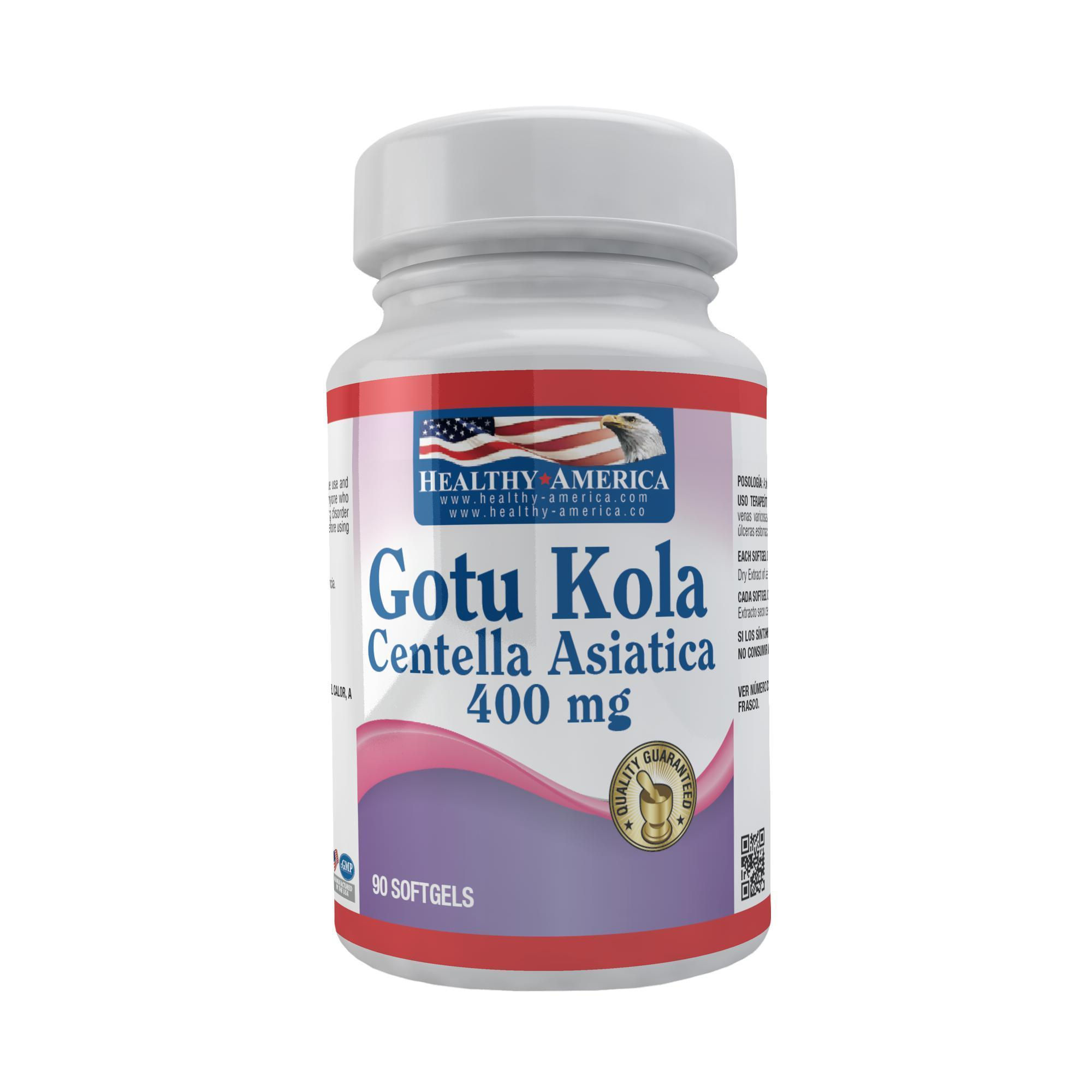 Gotu Kola Centella Asiatica 400 Mg H.A