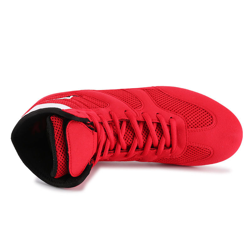 Thumbnail: Unisex Professional Wrestling Shoes Custom Logo Boxing Shoes