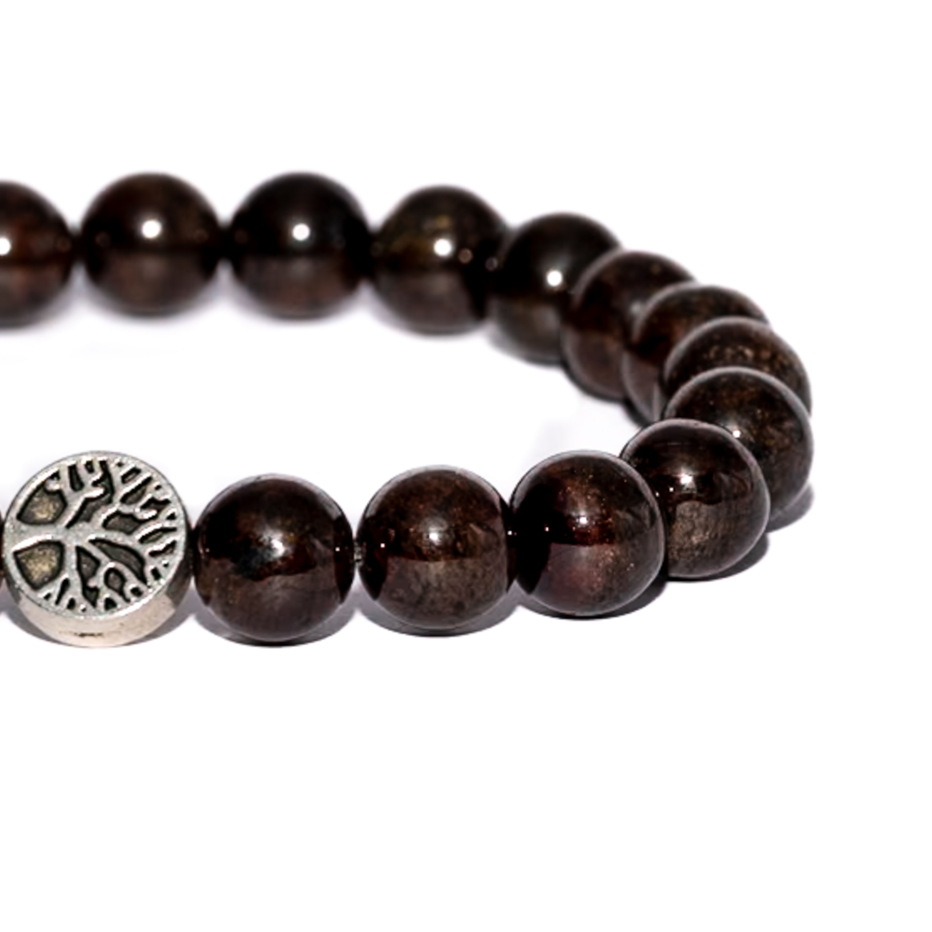 Natural Garnet Healing Bracelet for Emotional Stability