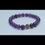 Thumbnail: Purple Amethyst crystal bracelet for Crown and Third Eye chakra balance