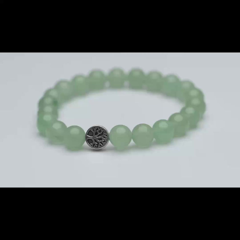 Thumbnail: Handmade Green Aventurine Bracelet for Heart Chakra Activation