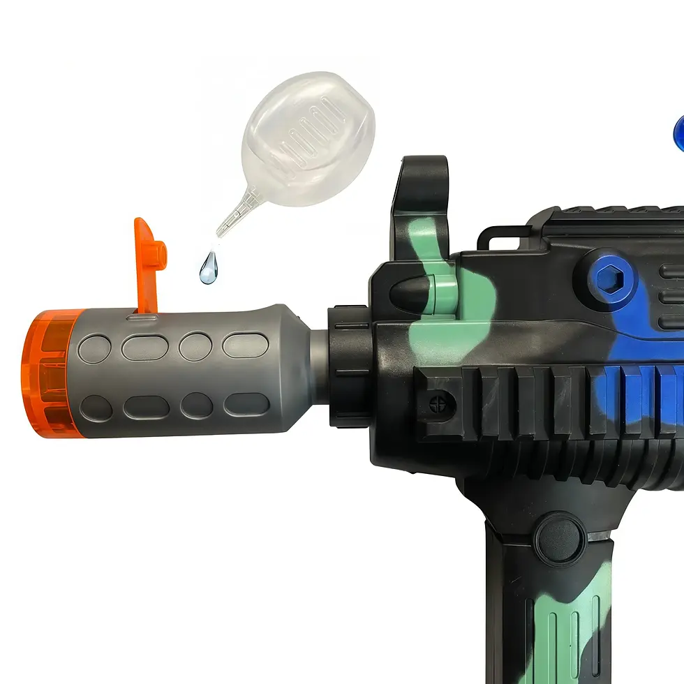 Thumbnail: Pistolet jouet électrique avec effet vapeur et lumière, jouet interactif enfant avec brume sans piles incluses