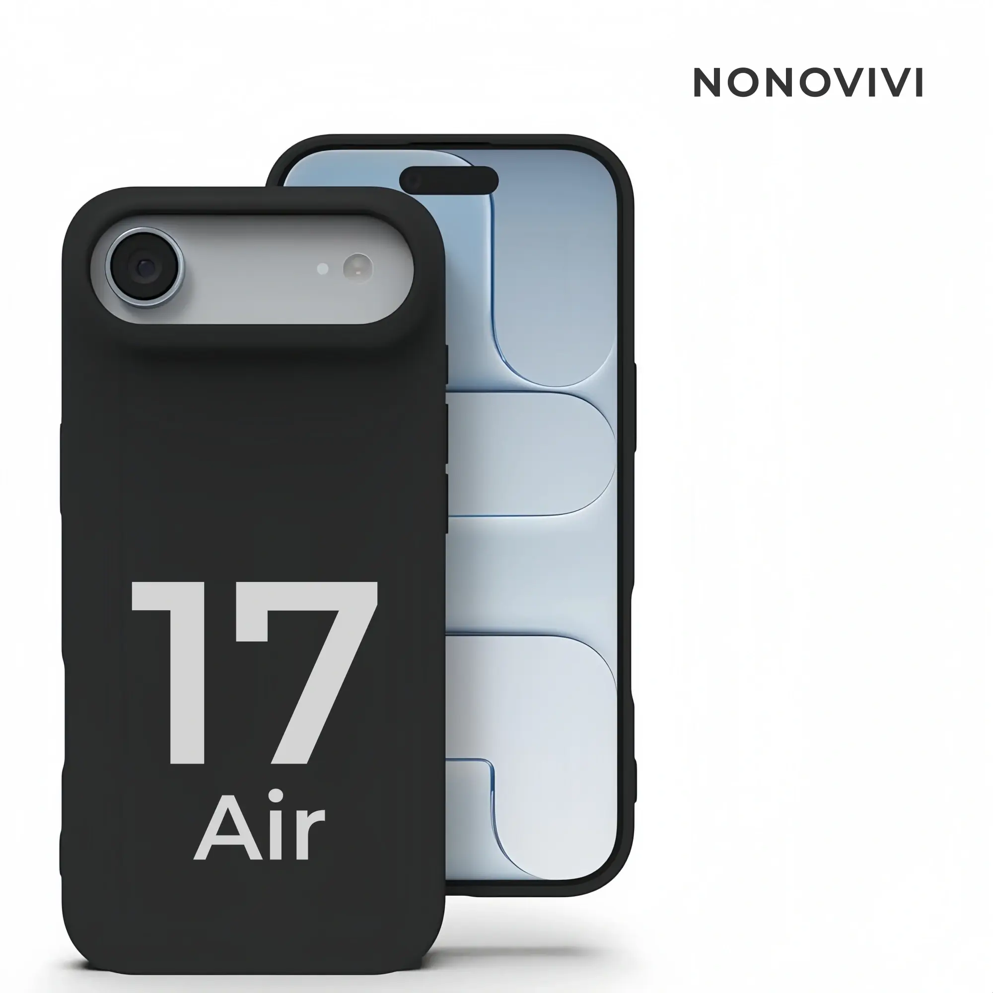 coque noir silicone iphone 17 air