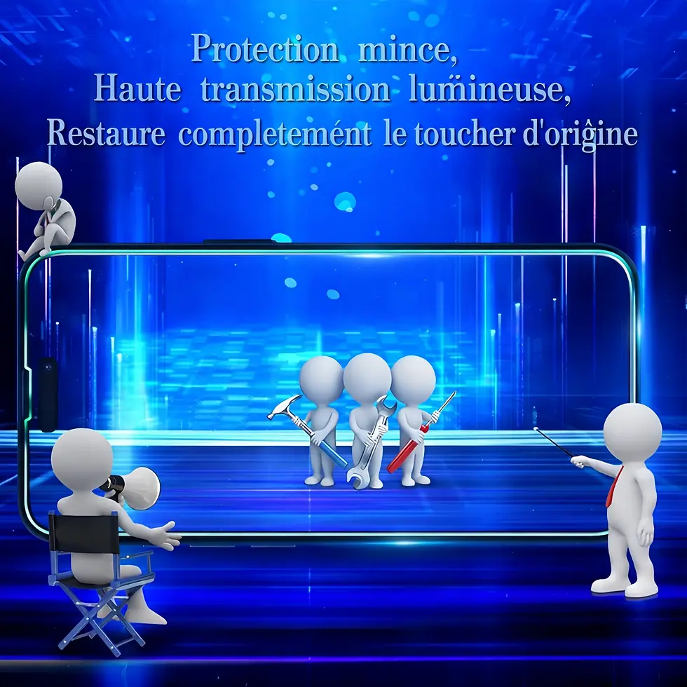 Thumbnail: verre trempé iPhone 14 pro haute transparence toucher original protection fine écran