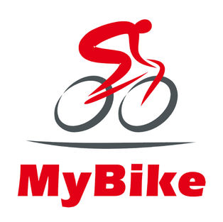 logo for MyBike bicycle service and repair in Burbank