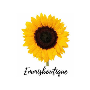 sunflower with the Emmi’s Boutique logo