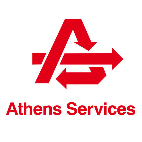 Logo For Athens waste collection and recycling services.