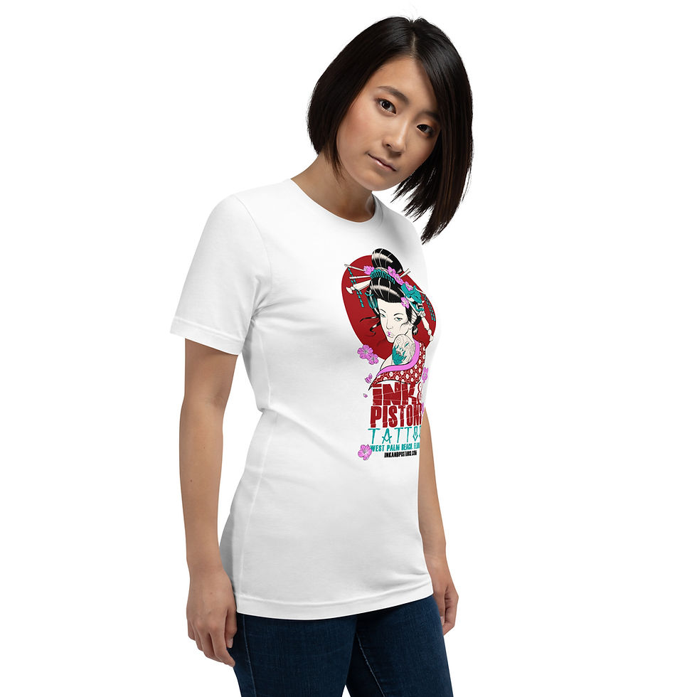 Thumbnail: Ink and Pistons Geisha - Unisex T Shirt