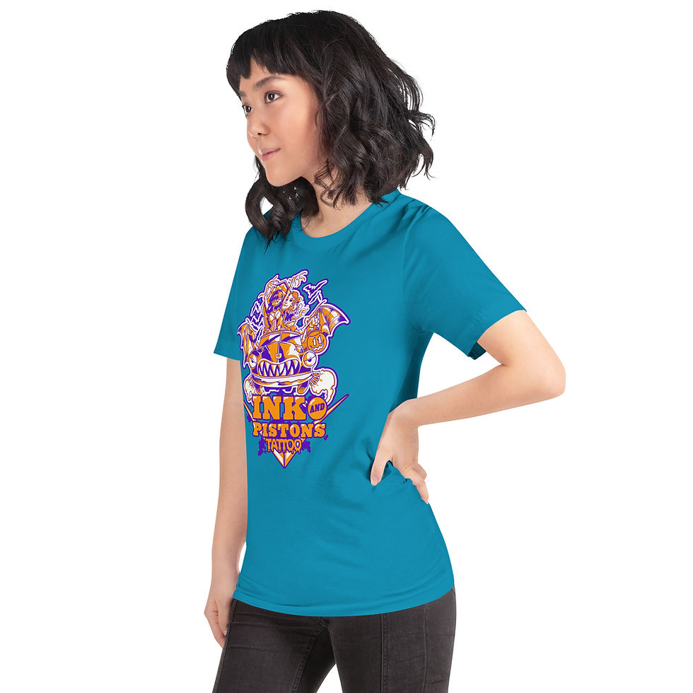Thumbnail: 11th Anniversary Halloween Ink and Pistons - Unisex T Shirt