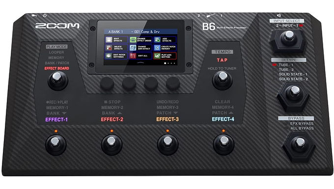 Импульсный басовый процессор ZOOM B6
