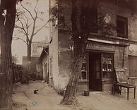 Eugène Atget, Porte d'Ivry, impasse Masséna, 18-20 boulevard Masséna, 13e arr., 1910 - Musée Carnavalet, Paris | Le Musée Virtuel du Vin - The Virtual Wine Museum