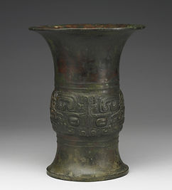 Shang dynasty BC1600-1046 Zun wine vesse