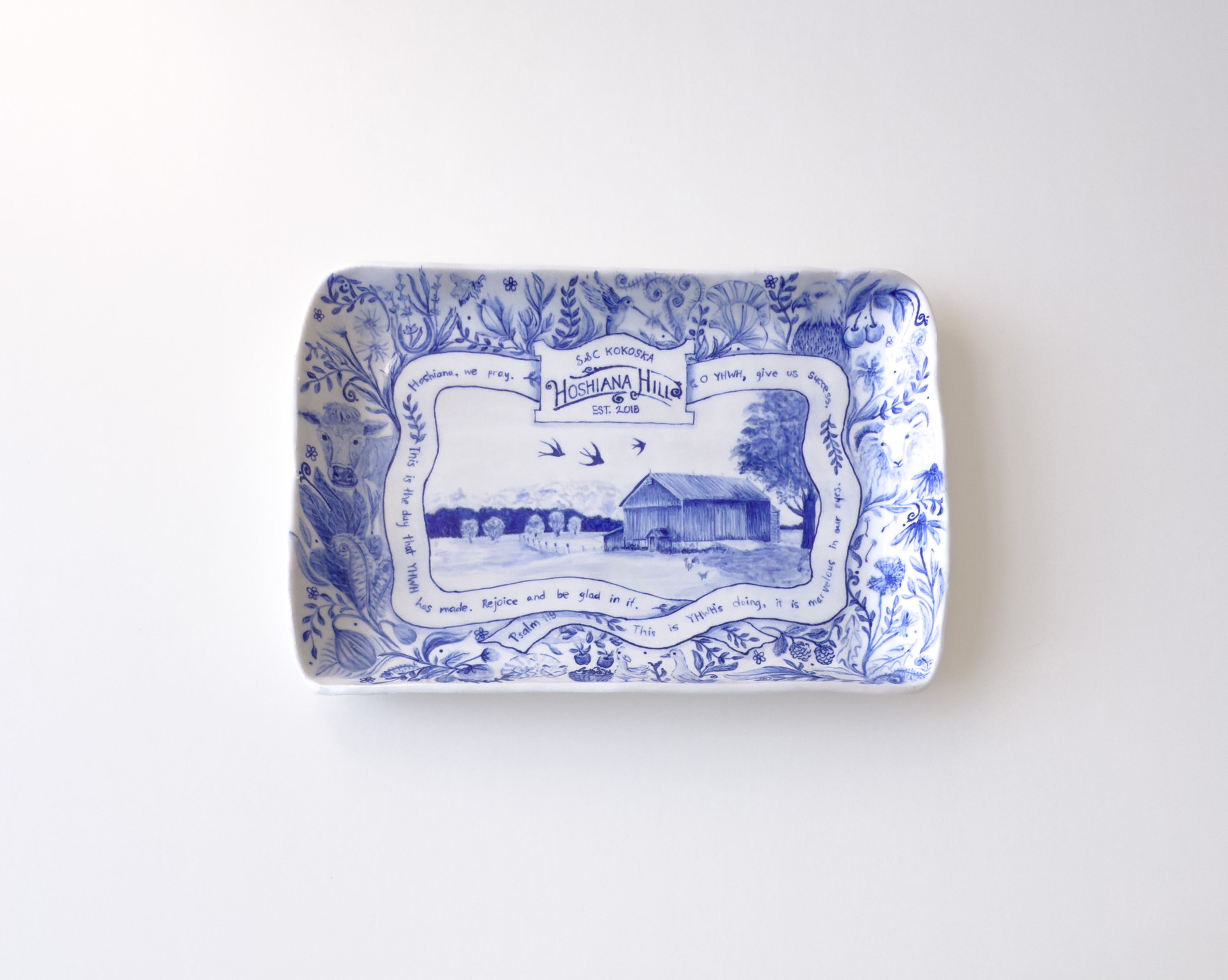 Custom Family Heritage Platter