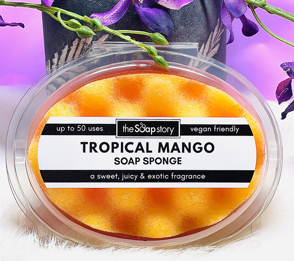 Éponge de Savon "Tropical MangO" 🫧