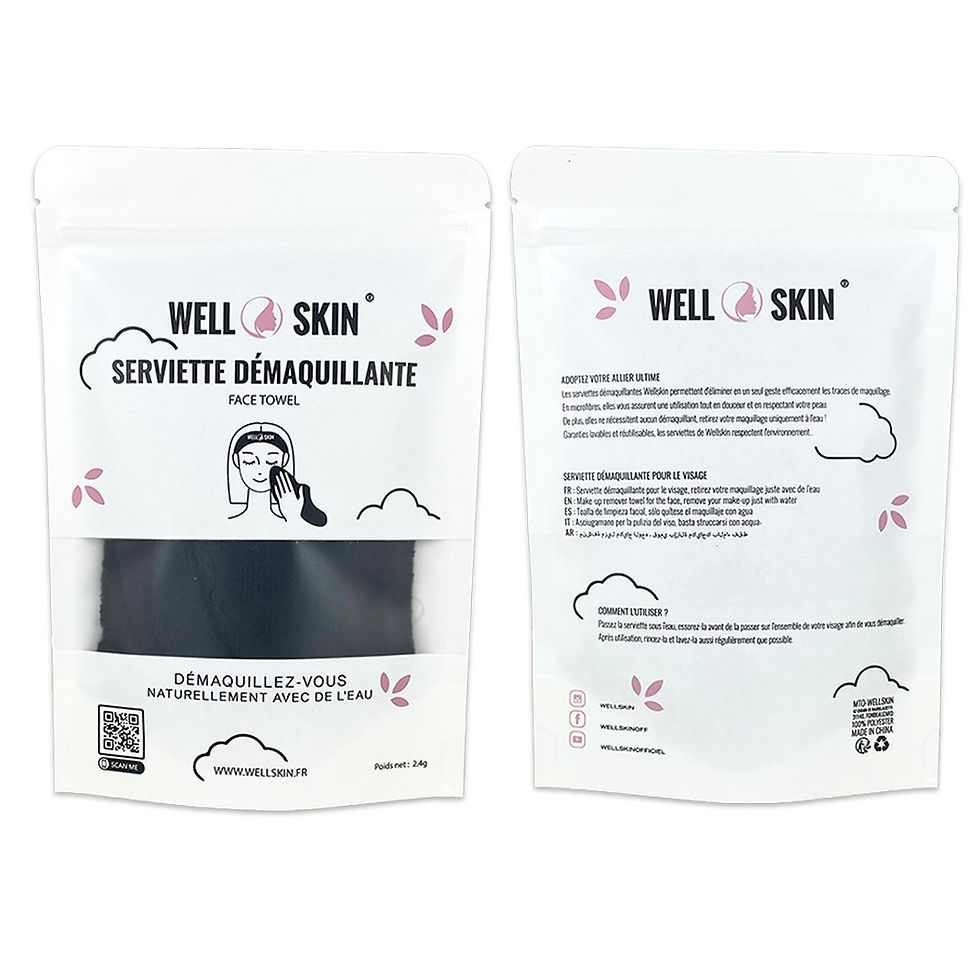 Miniature : Serviette Démaquillante Pour le Visage (Lavable & Réutilisable)