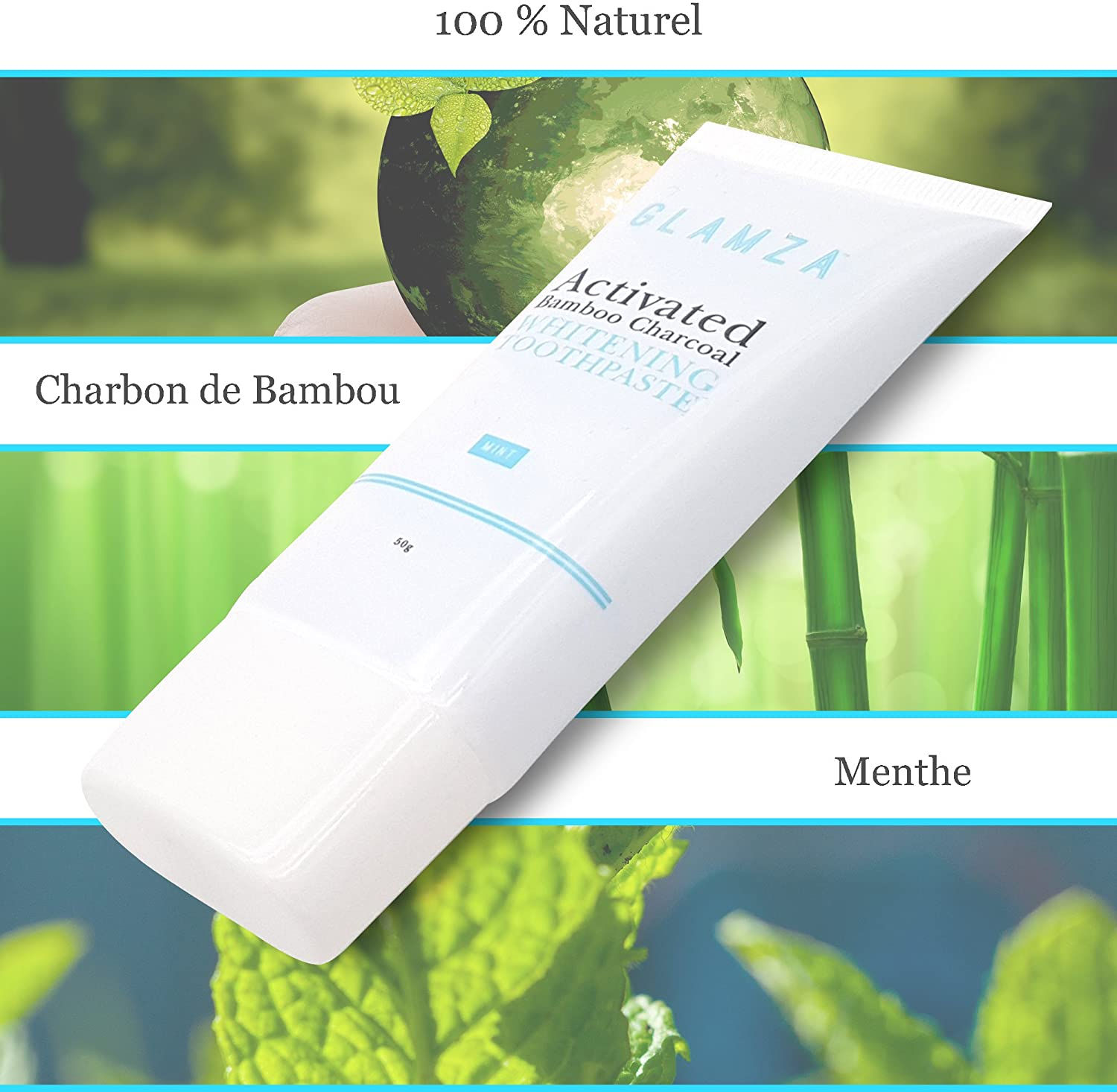 Dentifrice Blancheur Menthe + (1 Brosse à dents OFFERTE)