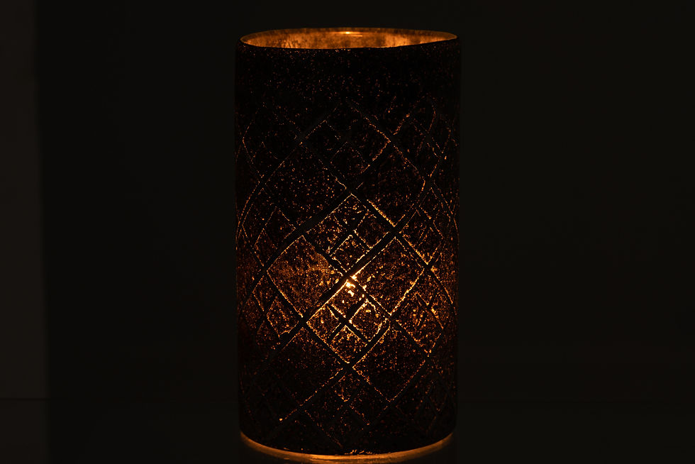 Miniature : Vase Quadrille Verre Gris