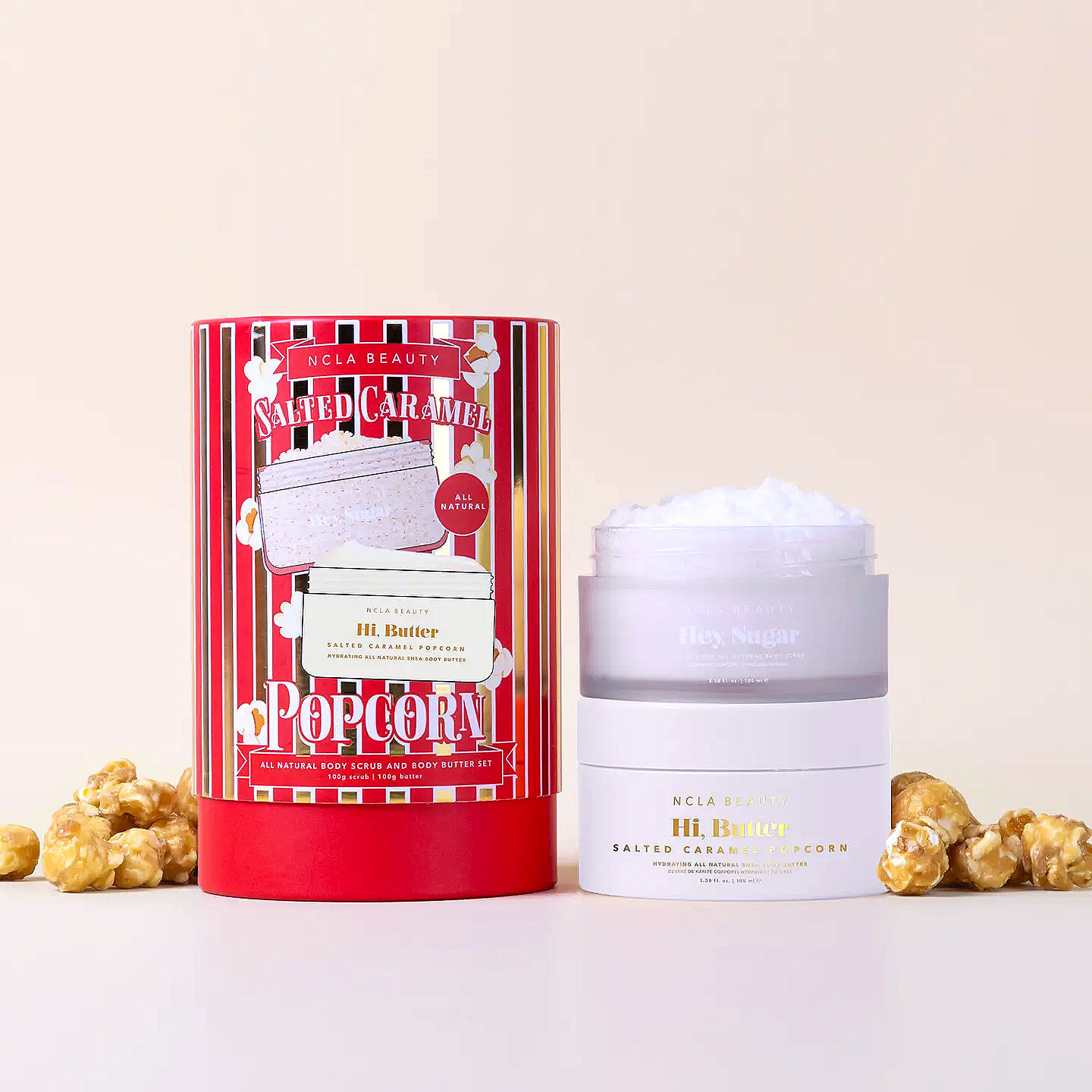 Coffret de Soin Pour le Corps "PopCorn Caramel Beurre Salé"