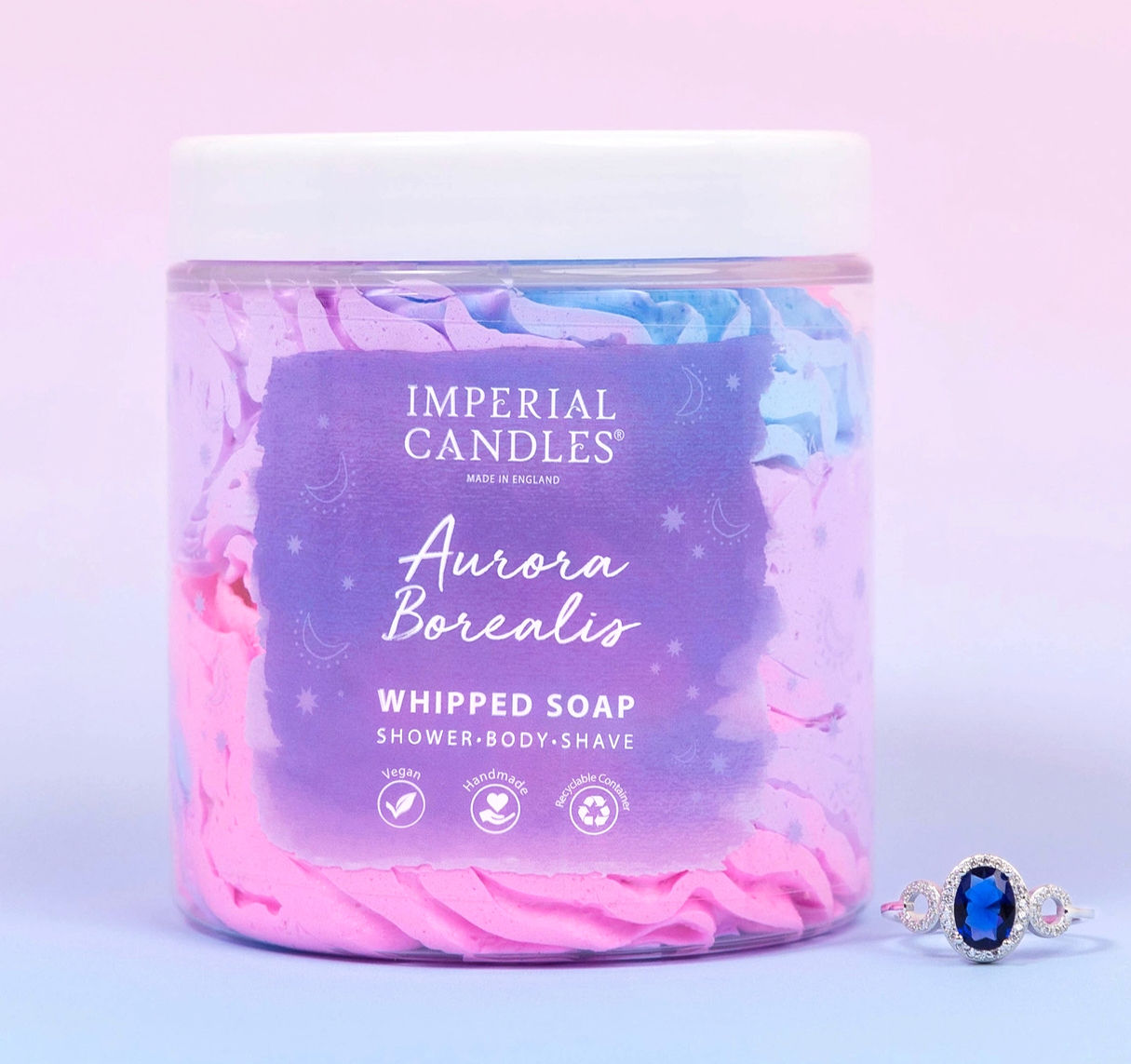 Savon Fouetté "Aurora Borealis" + Bijou Surprise ! 💎