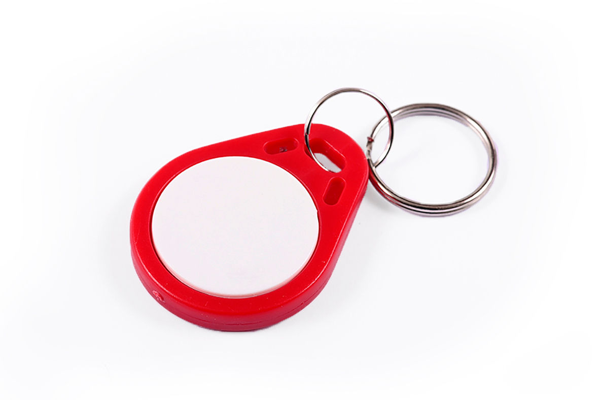 Červená čipová klíčenka Economy EM4200 125 kHz