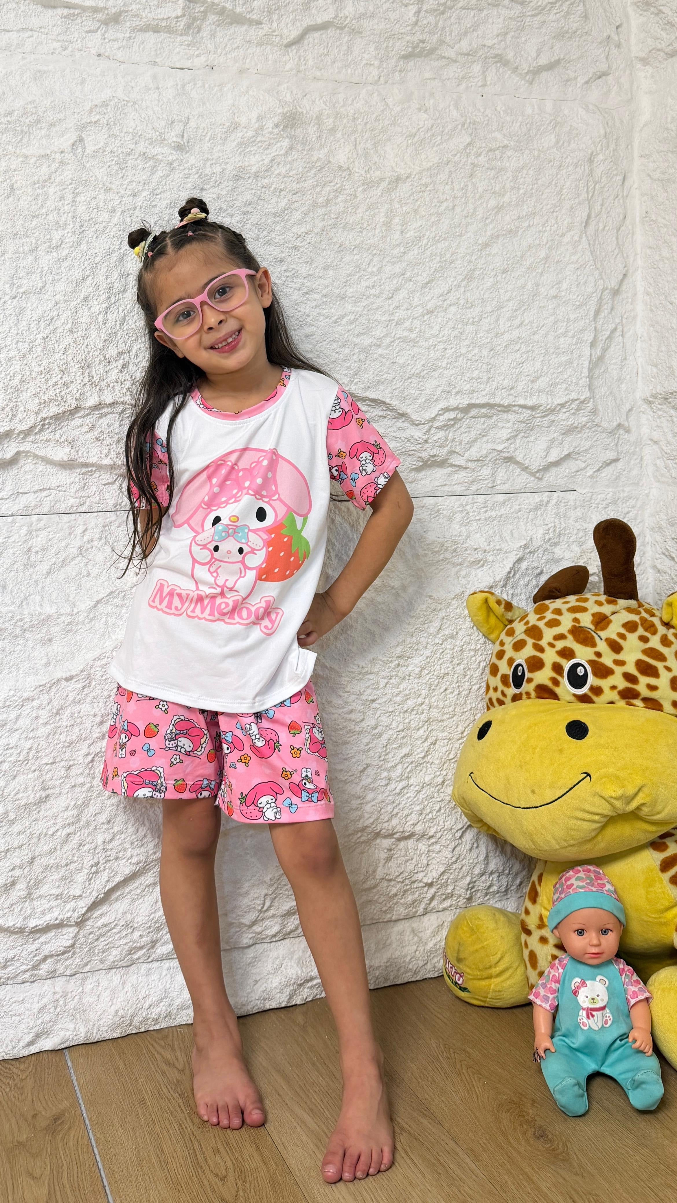 PIJAMA NIÑA SHORT MELODY