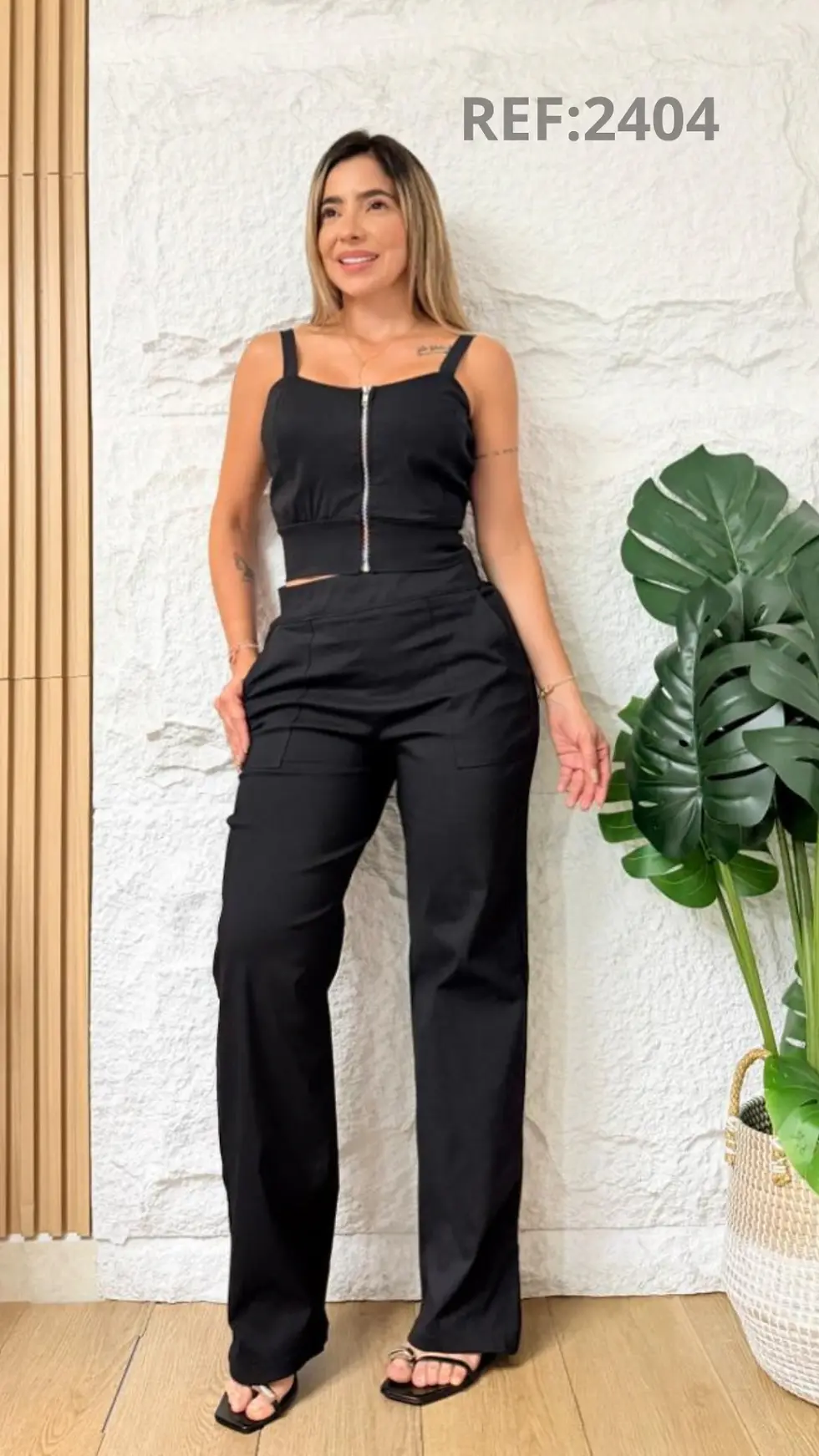 Miniatura: CONJUNTO BLUSA CIERRE REF:2404