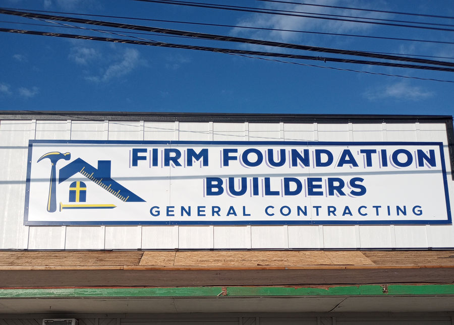Firm Foundation Builders office sign