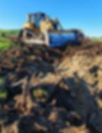 Cat D6R Stump Removal