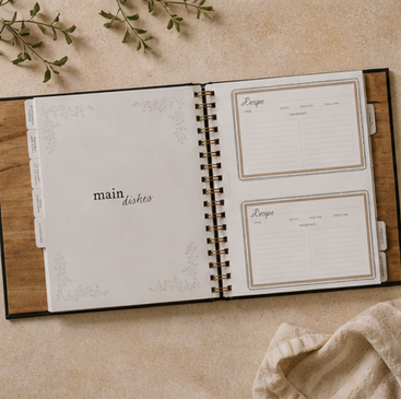 Thumbnail: Around Our Table: Blank Recipe Book with Recipe Cards